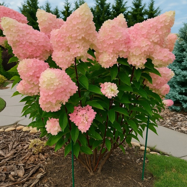 Hortensja Bukietowa VANILLA FRAISE DUŻA Sadzonka NOWOŚĆ!