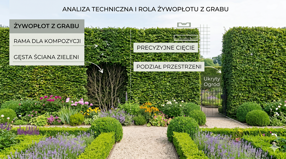 Żywopłot z grabu (Carpinus betulus) – kompletny poradnik: uprawa, sadzenie, cięcie